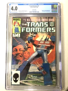 Transformers #1 CGC 4.0 Marvel Comics 1984 - 1st Autobots and Decepticons - Picture 1 of 4