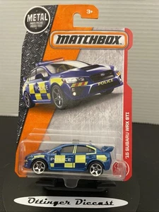 ** MATCHBOX 2017 #60 '15 SUBARU WRX STI POLICE T2 Diecast - Picture 1 of 14
