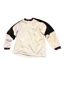 Vintage 90s Jordan 23 Size M Men’s Snap Button White Jacket **RAR** - Bild 1 von 11