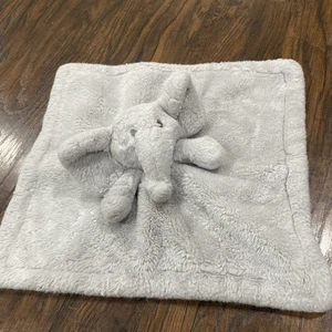 Grauer Elefant Baby Lovey Plüsch Sicherheitsdecke weich - Bild 1 von 6