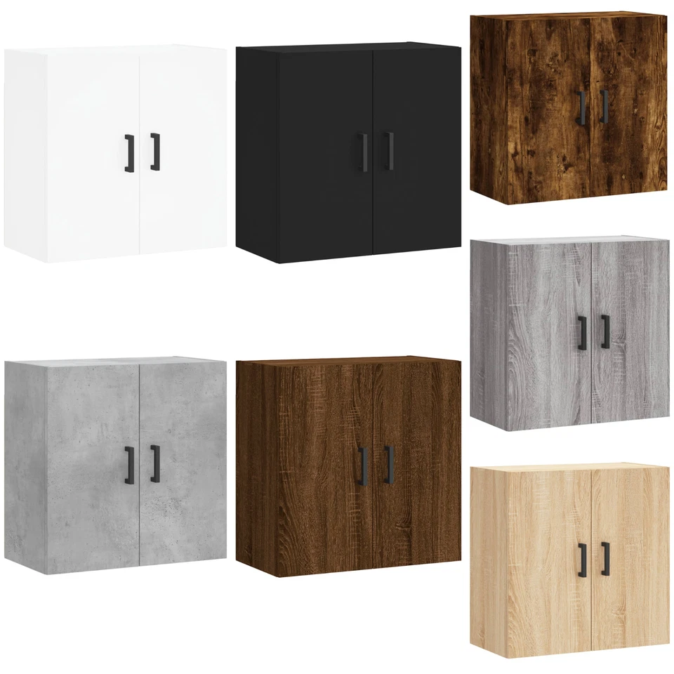 VIDAXL 2 Doors Wall Cabinet Home Storage Floating Cupboard Kitchen Storage Hanging Unit