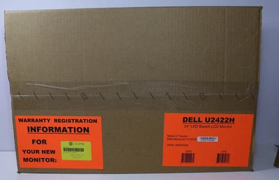 REBOXED - Dell UltraSharp U2422H 24" Full HD 1080p, 16:9 IPS Monitor, - Image 1 of 4