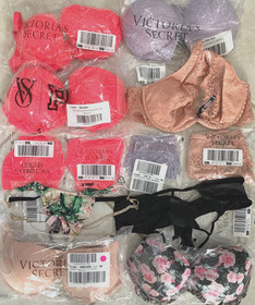 Victoria's Secret MIXED BRA PANTY Bundle Wholesale Lot 💕12 PCS 🩷 BRAND NEW!