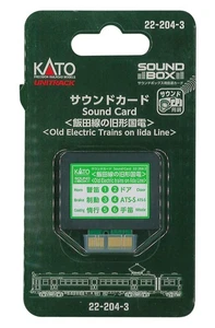 KATO N scale Sound System Sound Card Old Electric Trains on Iida Line 22-204-3 - Picture 1 of 2