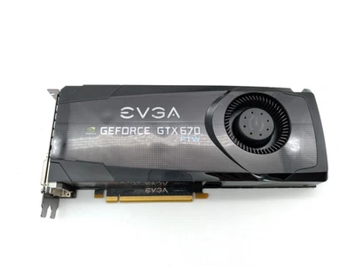 EVGA NVIDIA GEFORCE GTX 670 FTW 2GB GDDR5 PCIe 3.0 x16 Video Card - Image 1 of 4