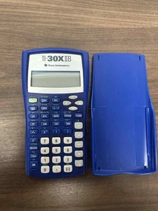 Texas Instruments TI-30X IIb Handheld Scientific Calculator Blue Very Good - Picture 1 of 3