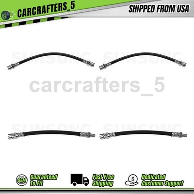 Manguera hidráulica de freno delantero trasero para Volkswagen Super Beetle 1971-1973 1,6 L Foto 1 de 4