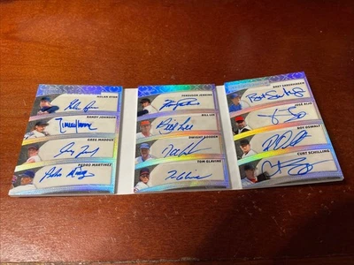 Libro Leaf Spectacular 2025 Nolan Ryan Johnson Glavine Auto #/15 HOF Pitchers 12 Foto 1 de 4