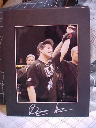 UFC CHAMP DIEGO SANCHEZ SIGNED MATTED 8X10 - Image 1 of 1