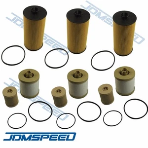 For Ford 6.0L Turbo Diesel Fuel & Oil Filter Replacement 3 of Each FD4616 FL2016 - Picture 1 of 8