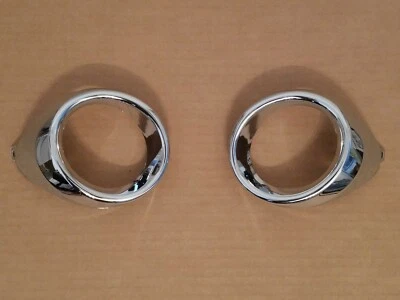 Juego de 2 piezas de parachoques delantero LEXUS ES350 2013-2015 L & R cromo antiniebla anillo de ajuste par Foto 1 de 4