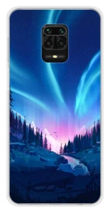 Coque en silicone imprimée compatible Xiaomi Redmi Note 9S Tombée de nuit - Picture 1 of 3