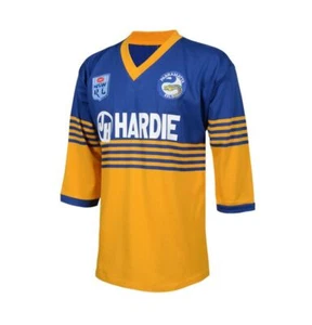 PARRAMATTA EELS NRL TEAM 1986 RETRO HERITAGE REPLICA MENS JERSEY - Picture 1 of 2