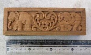 NiCe! Lisu Hill Tribe Teak Opium Scale Elephant Design & 6 Elephant Weights - Picture 1 of 4