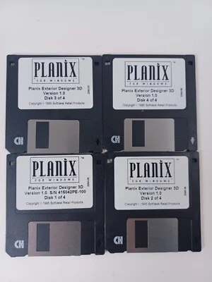 Planix - Software 3D de diseño exterior Disquetes de 3,5" Arquitecto de Windows Foto 1 de 2