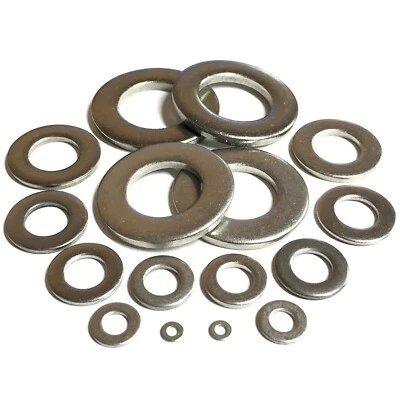 GWR FASTENERS M3 M4 M5 M6 M8 M10 M12 M16 M20 MARINE GRADE A4 Stainless FORM A Flat Washers 316
