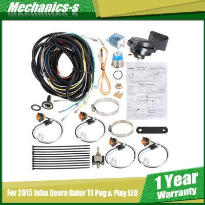 Turn Signal Light Kit w/Horn For 2015 John Deere Gator TE Pug & Play LED - Image 1 of 4