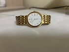 Seiko Men's 7n29 8061  Gold-tone White Dial Date At 3 Watch From 1990s