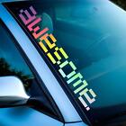 awesome Aufkleber Hologramm Oilslick Auto Sticker Glitzer Car LOVE – Oilslick Gl