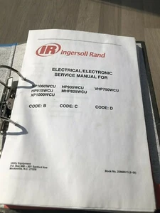 INGERSOLL RAND VHP750 825 COMPRESOR DE AIRE MANUAL DE SERVICIO ELÉCTRICO/ELECTRÓNICO   - Imagen 1 de 12