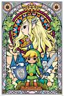 Legend of Zelda Poster Buntglas 61x91,5 cm