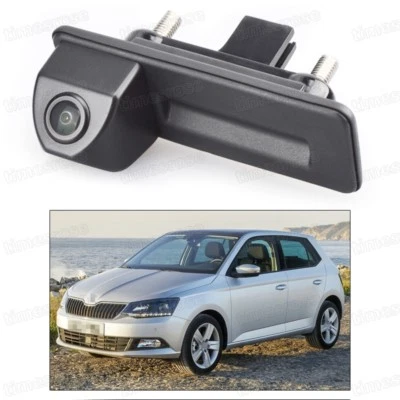 Car Trunk Handle Rear View Backup Camera Replacement for Skoda Fabia 2011-2018 - Image 1 of 4