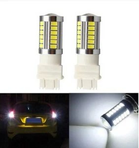 2 Ampoules T25 LED P27/7W Blanc Veilleuses 6000K Feux arrière voiture 3157 12V - Imagen 1 de 1