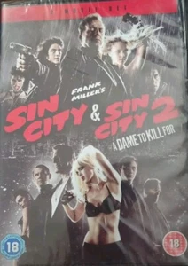 2 Movie Set: Sin City + Sin City 2- A Dame To Kill For (DVD, UK Import, 2014) - Picture 1 of 1