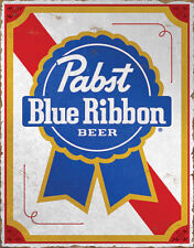 New ListingPabst Blue Ribbon Diner Wall DÃ©cor Metal Tin Sign 2481