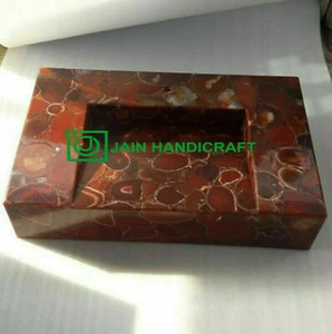 Fregadero de mármol 16"x13" lavabo incrustación onax baño cocina hogar pietra dura s10 - Imagen 1 de 4