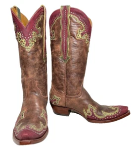 OLD GRINGO TAKA STUDDED 13" COWBOY BOOT SIZE 8 1/2 RARE COLOR MSRP $675 - Picture 1 of 7