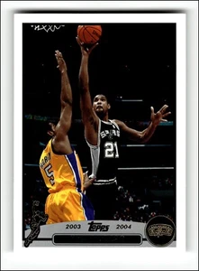 2003-04 Topps #21 Tim Duncan - Picture 1 of 2