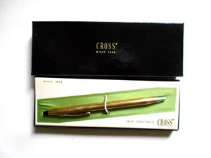 Cross 12 kt Gold Filled Ballpoint Pen in Box No.6602 - Picture 1 of 2