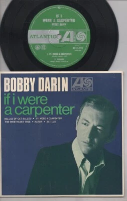 BOBBY DARIN   Rare 1967 Oz Only 7" Green Atlantic P/C EP "If I Were A Carpenter" - Image 1 of 2