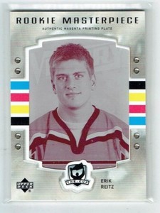 06-07 UD Upper Deck The Cup  Erik Reitz  1/1  Printing Plate  Rookie