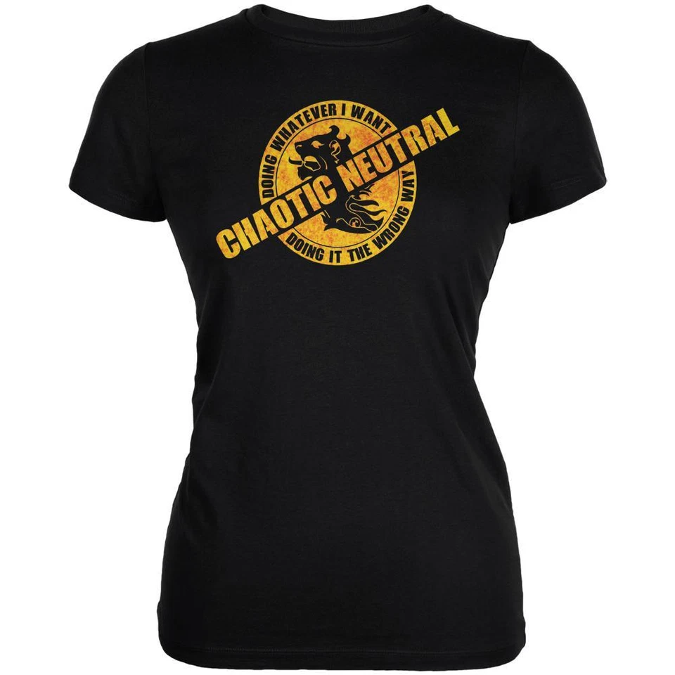 Camiseta suave Alignment Chaotic Neutral Juniors Foto 1 de 1
