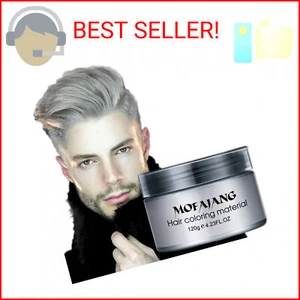 Mofajang Hair Wax Color Styling Cream Mud, Natural Hairstyle Color Pomade, Washa - Picture 1 of 1