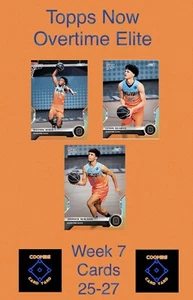 2021 TOPPS NOW OVERTIME ELITE #25,26,27 - 3 CARD BUNDLE - WEEK 7 - Picture 1 of 7