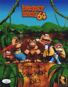 Grant Kirkhope Signed 8x10 Donkey Kong 64 N64 Authentic Autograph Photo JSA COA - Picture 1 of 3