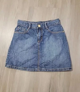 Gymboree Kids Size 8 Classic Style Denim SkirtWaist. Adjustable Waist! - Picture 1 of 4