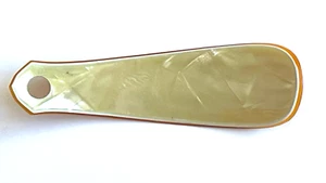 Vintage 1930's Three Layard Laminated Celluloid Shoehorn - Picture 1 of 7