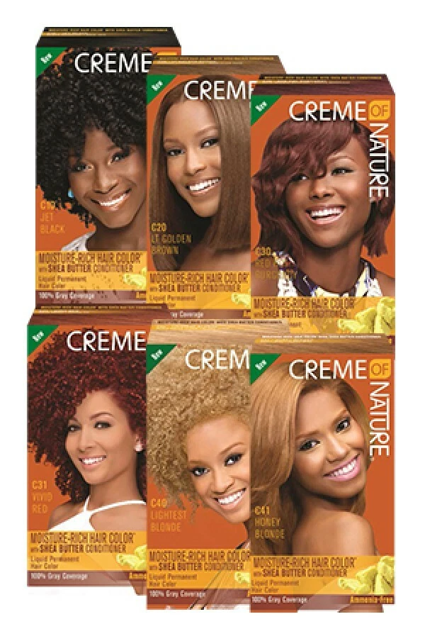 Creme Of Nature Moisture-Rich Hair Colour With Shea Butter Dye NEXTDAY DELIVERY