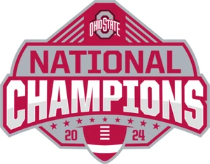 Ohio State Buckeyes 2024 National Champions - Die Cut All weather Decal - Picture 1 of 1