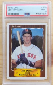 1990 ProCards🦖 Jeff Bagwell #1324 - PSA 9 -low 🍡 POP 14 