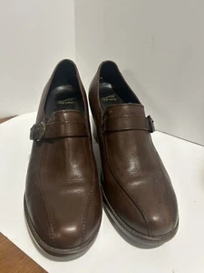 DANSKO ROMANIA WOMENS BROWN LEATHER BUCKLE SLIP ON SHOES US 9.5 EUR 40 - Picture 1 of 10