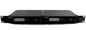 SHURE SLX4 1004050694-05 Black 19.5" Sound Wireless Receiver Dual Rack System - Picture 1 of 9