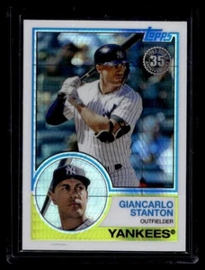 2018 Topps '83 Topps Silver Pack Chrome #125 Giancarlo Stanton Yankees - Picture 1 of 2