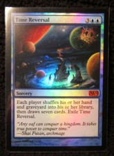 MTG FOIL Time Reversal Blue Sorcery M12