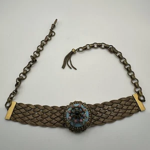 VIKTORIANISCHE EUROPÄISCHE KETTE 20er Jahre Antik Collier Viktorianischer Schmuck. Knöchel - Bild 1 von 3