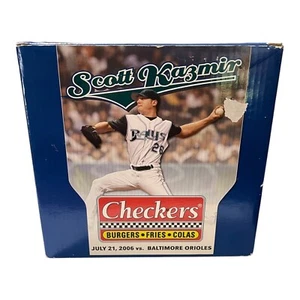 Scott Kazmir Tampa Bay Rays 2006 Checkers Figurine Giveaway New In Box - Picture 1 of 10